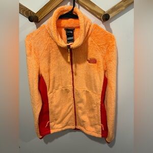 WOMANS NORTH FACE- SUPER SOFT- ZIP UP SWEATER- MEDIUM